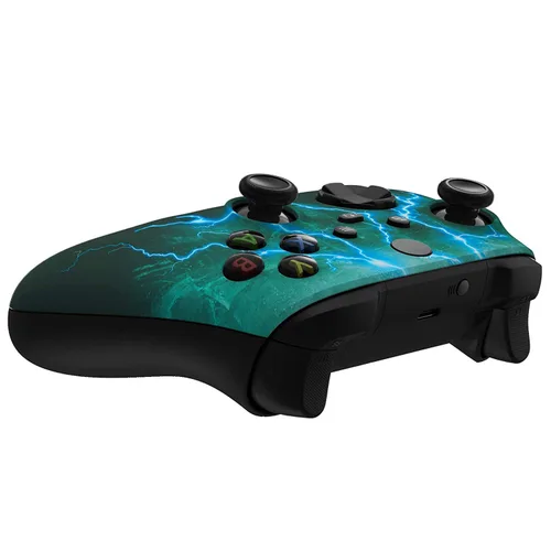 Vista 64 de Custom Controller for Xbox Series X/S - One - PC - Custom Gaming Controller -Soft Shell for Comfort Grip X (Galaxy)