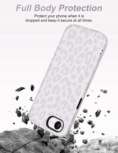 Vista 666 de Jusy Funda compatible con MagSafe con estampado de caparazón de tortuga marrón para iPhone 7/8/SE, cubierta protectora de TPU suave magnética