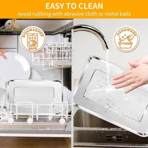 Vista 5 de Bandeja de repuesto para horno tostador de convección para BLACK DECKER 8 rebanadas extra ancho horno tostador de convección, 14.6 x 8.8 pulgadas