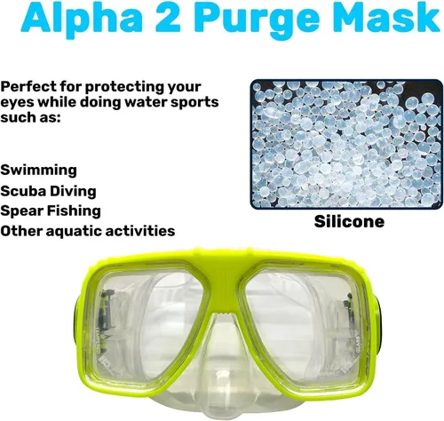 Vista 7 de H2Odyssey Alpha 2 - Máscara de buceo - Máscaras antivaho resistentes a los arañazos para esnórquel