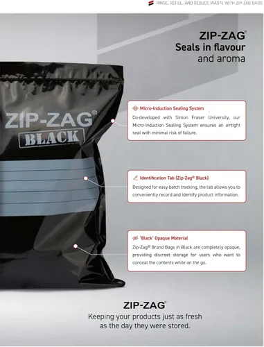Vista 3 de 10 bolsas con cremallera de media libra (11 x 11.75 pulgadas) – resellables, reutilizables, herméticas, almacenamiento de control de olores