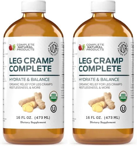 Vista 10 de Líquido orgánico Amish para aliviar calambres en las piernas, 16 onzas, suplemento natural de apoyo muscular y pie con vinagre de sidra de manzana