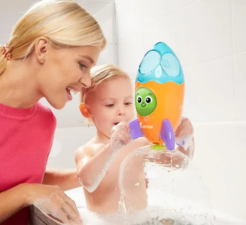 Vista 4 de Fuente cohete Tomy para la hora del baño