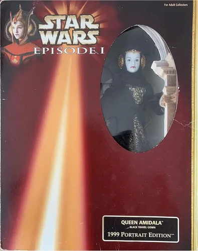 Vista 6 de Star Wars Episodio I Reina en vestido de viaje negro