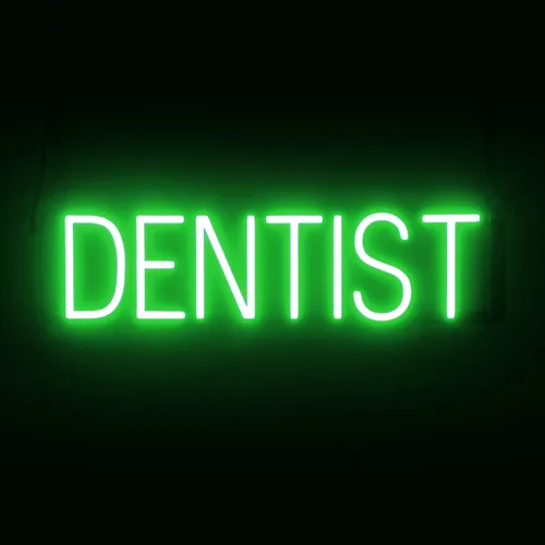 Vista 31 de SpellBrite LED Neon ER Sign for Business - Blue, 9" x 6" Azul