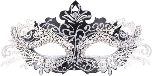 Vista 2 de Hoshin - Máscara para baile de máscaras, decoraciones de Mardi Gras, máscaras venecianas para mujer
