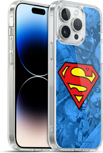 Vista 95 de Head Case Designs Funda de gel con licencia oficial de Superman DC Comics Collage Comicbook Art [protección de grado militar] compatible con Apple
