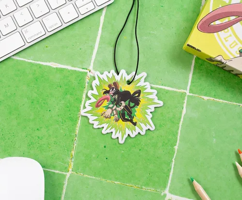 Vista 7 de JUST FUNKY My Hero Academia Looksee Mystery Blind Box, Tsuyu Asui Incluye 5 coleccionables temáticos