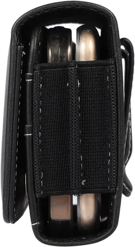 Vista 5 de Funda para teléfono dual Funda de cuero con clip de cinturón de doble piso para Samsung Galaxy S21 S20 FE S22+ S10 Plus Note 10 A53 A52 A51 A32 A31