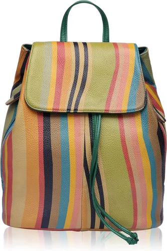 Vista 10 de BOYATU Mochila de cuero para mujer, diseño de moda, bolso de hombro para Negro