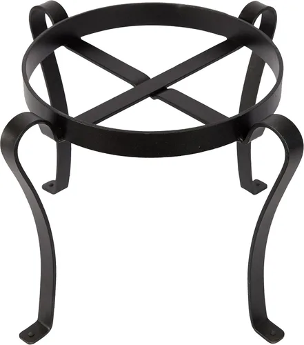 Vista 10 de Achla Designs Soporte para macetas de patio, 8 pulgadas de alto, color negro