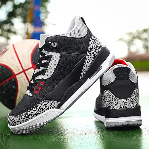 Vista 6 de Celtros Men Basketball Shoes High Top Fashion No-Slip Wear-Resisting Basketball Shoes