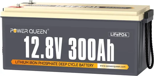 Vista 19 de Power Queen - Batería de litio LiFePO4 de 12 V 100 Ah para RV, marina, remolque Group 24, Bluetooth 5.0, Low-Temp Protection, 6000+ Deep Cycles