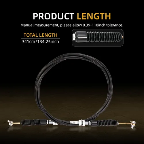 Vista 4 de Cable de cambio de marchas 7081990/7082475 Compatible con Polaris Ranger 900 Crew, Cable de palanca de control de transmisión automática Compatible