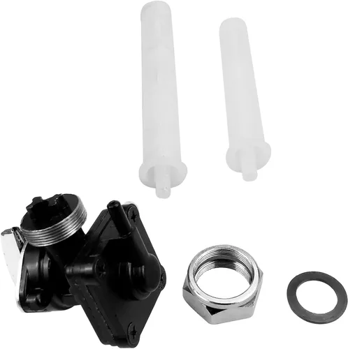 Vista 4 de Válvula de combustible Petcock con rosca macho para Harley FLST FXST FLT FXD 1995-2001 Reemplaza 61338-94D Compatible con Harley FLST FXST FLT FXD