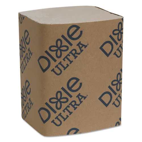 Vista 4 de Servilletas de 2 capas Dixie Ultra Interfold de recambio para dispensador de servilletas, Marrón, 6000