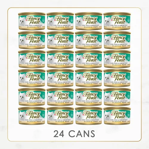 Vista 3 de Purina Fancy Feast Paté - Comida húmeda enlatada para gatos adultos, Paté clásico