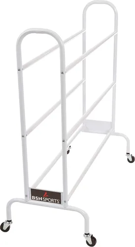 Vista 3 de BSN Carrito de bolas Base ancha