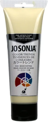 Vista 10 de Jo Sonja Color Trends - Tubo acrílico de flujo mate de 4 onzas - Latón antiguo