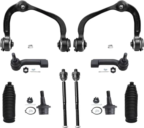 Vista 183 de Detroit Axle - Kit de suspensión delantera de 10 piezas para Chevrolet Trailblazer GMC Envoy 2004-2007 2005 2006 Soportes de brazo de control