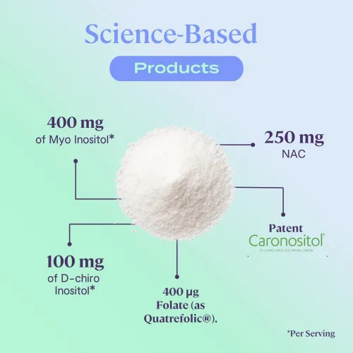 Vista 4 de B-fit B Inositol Balance - Inositol 40:1 Myo & D-Chiro - Apoya el equilibrio hormonal y la salud ovárica - Suplemento alimenticio en polvo - Sabor a