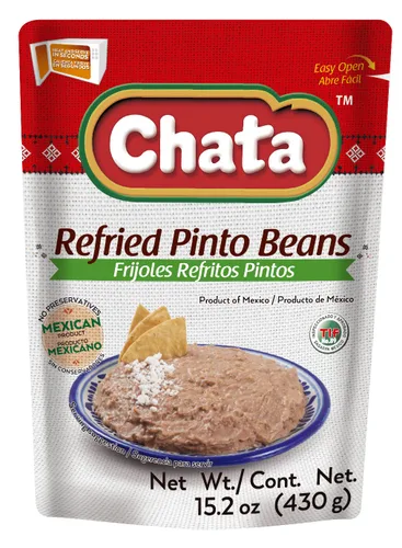 Vista 13 de Chata Frijoles negros tradicionales mexicanos refritos, 15.2, paquete de 1