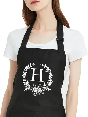 Vista 14 de Delantales personalizados para mujer, bonitos delantales para cocinar, hornear, regalos de cocina para mamá, cumpleaños, día de la madre, Navidad