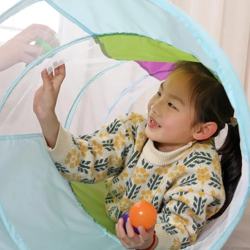 Vista 2 de Juguete de túnel de juguete desplegable para niños, bebés, niños pequeños, GBP-M