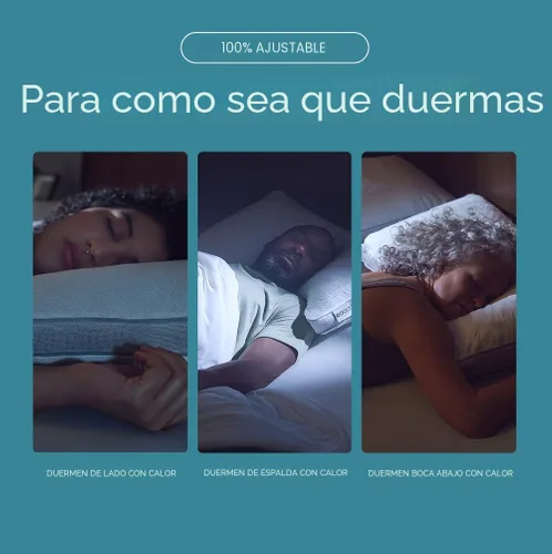 Vista 5 de Coop Home Goods Cool+ - Almohada ajustable, almohadas de espuma viscoelástica en forma de tamaño Queen Plus con gel refrescante, para espalda