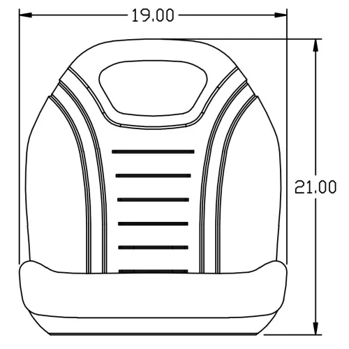 Vista 2 de Stevens Lake Parts Asiento compatible con JD para John Deere X300 X300R X320 X340 X360 X500 X520 X530 Garden
