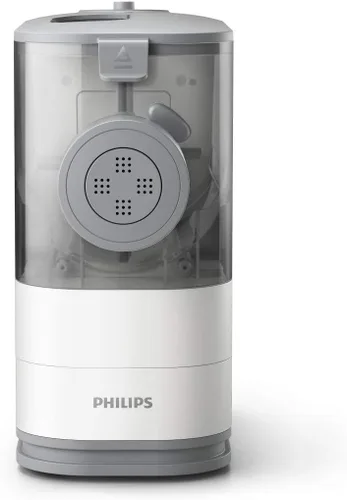 Vista 3 de Philips - Máquina compacta para pasta y fideos con 3 platos intercambiables en forma de pasta, color blanco + kit de forma de accesorio 4 en 1