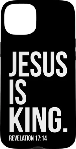 Vista 9 de Jesus is King Bible Scripture Quote Christian Case for iPhone 17