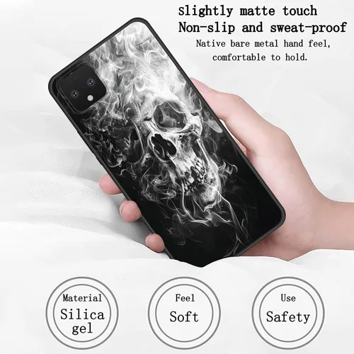 Vista 361 de Funda delgada para Google Pixel 4 XL, funda delgada de silicona de TPU suave a prueba de golpes para Google Pixel 4 XL, astronauta Galaxy