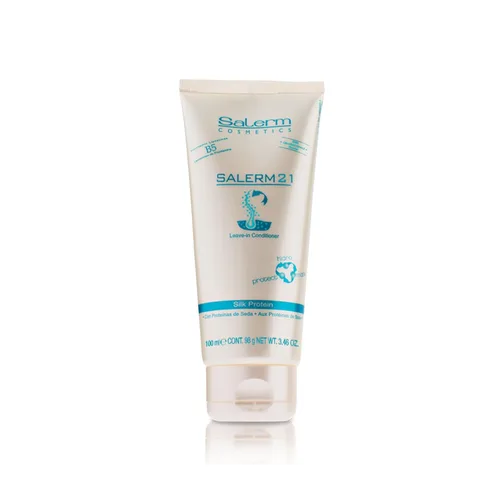 Vista 4 de Salerm Acondicionador sin enjuague de proteína de seda 21 B5 con tratamiento hidratante y reparador del cabello, 1.73 onzas