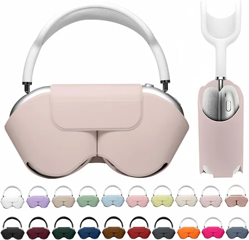 Vista 10 de Maxjoy para Apple Airpods Max Funda inteligente de cubierta, Accesorios de cubierta protectora de cuero PU suave para Airpod Max con modo de sueño