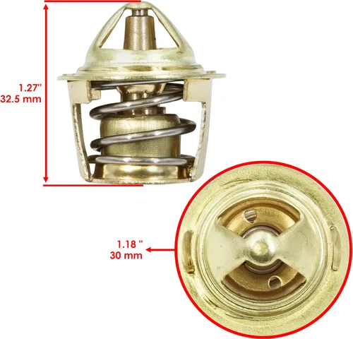 Vista 2 de Caltric Termostato compatible con Suzuki Lt-A500F Vinson 500 4X4 Automatic 2004 2005 2006 2007