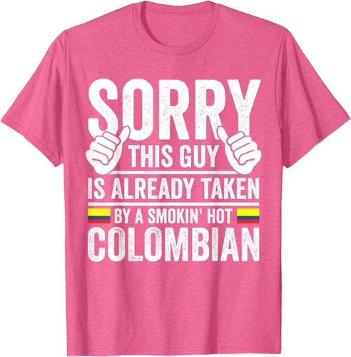 Vista 32 de Camiseta divertida de Colombia Heritage para hombre