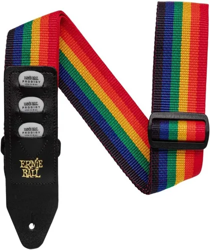 Vista 5 de Ernie Ball Polypro - Correa para guitarra acústica, color negro (P05365)