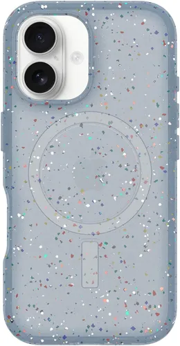 Vista 16 de OtterBox - Funda Symmetry Series Soft Touch con MagSafe para iPhone 16 - Echo oscuro 3X Military Drop Protection - Slim - Pocket-Friendly - Raised