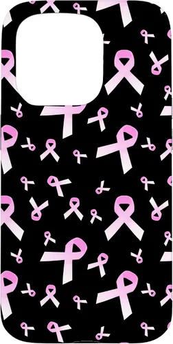 Vista 14 de Pink Ribbon Pattern Mestastatic Breast Cancer Awareness Case for iPhone 17