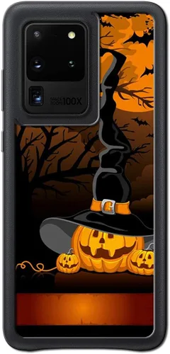 Vista 14 de Funda para Samsung Galaxy S20 5G - Funda de teléfono con patrón de casa embrujada de Halloween - Funda de TPU con protección de absorción de impactos