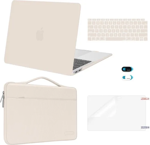 Vista 15 de MOSISO Funda compatible con MacBook Air de 13 pulgadas, chip M1 2021, 2020, 2019, 2018, versión A2337, A2179, A1932, pantalla de retina, funda