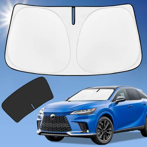 Vista 128 de Parasol de 4 capas para parabrisas, ajuste personalizado, tela 240T