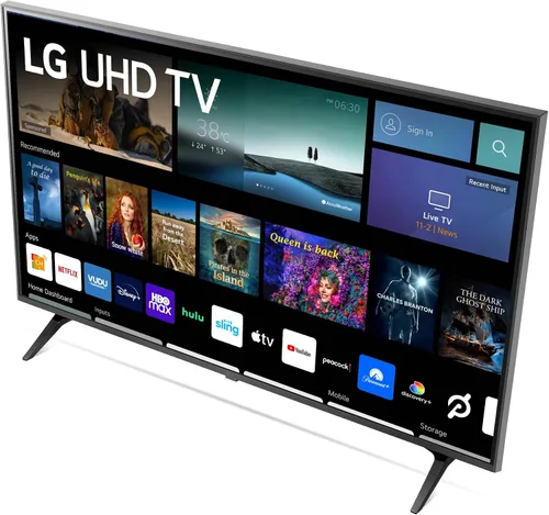 Vista 4 de LG 43 pulgadas clase UQ7070 ZUD serie LED 4K UHD Smart webOS 22 TV