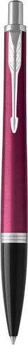 Vista 4 de Parker Urban bolígrafo, magenta vibrante con repuesto de tinta negra de punto medio (1975419)