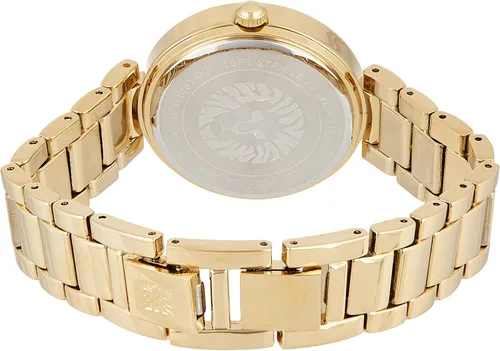 Vista 2 de Anne Klein Reloj de pulsera con esfera de diamante genuino para mujer