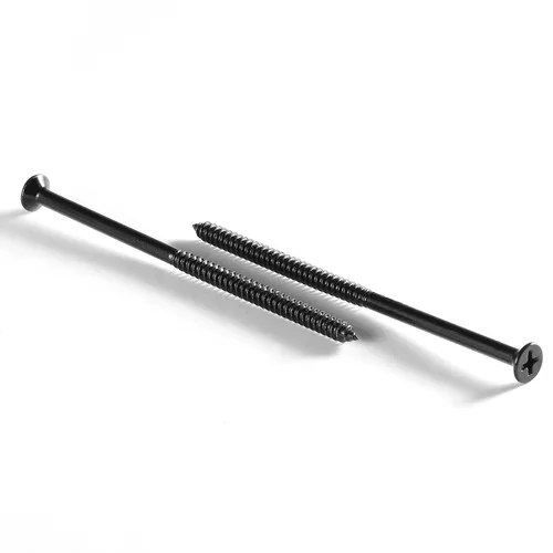 Vista 12 de Tornillos para madera #4 x 1/2", 100 tornillos de acero inoxidable 18-8 (304), cabeza plana Phillips, tornillos autorroscantes rápidos para paneles