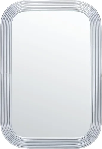 Vista 6 de SAFAVIEH Home Collection Ahna - Espejo de pared rectangular decorativo negro de 24 x 36 pulgadas para dormitorio, sala de estar, baño, entrada