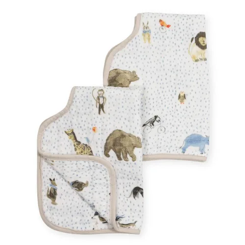 Vista 29 de Little Unicorn Paquete de 2 paños ultra absorbentes para eructos de alta calidad, suaves para la piel del bebé, tamaño más grande, diseño