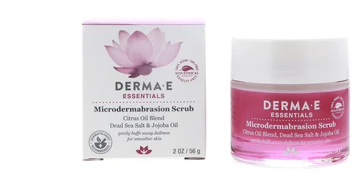 Vista 2 de Derma E: Exfoliante de microdermoabrasión con sal del mar muerto, 2 onzas (paquete de 3)